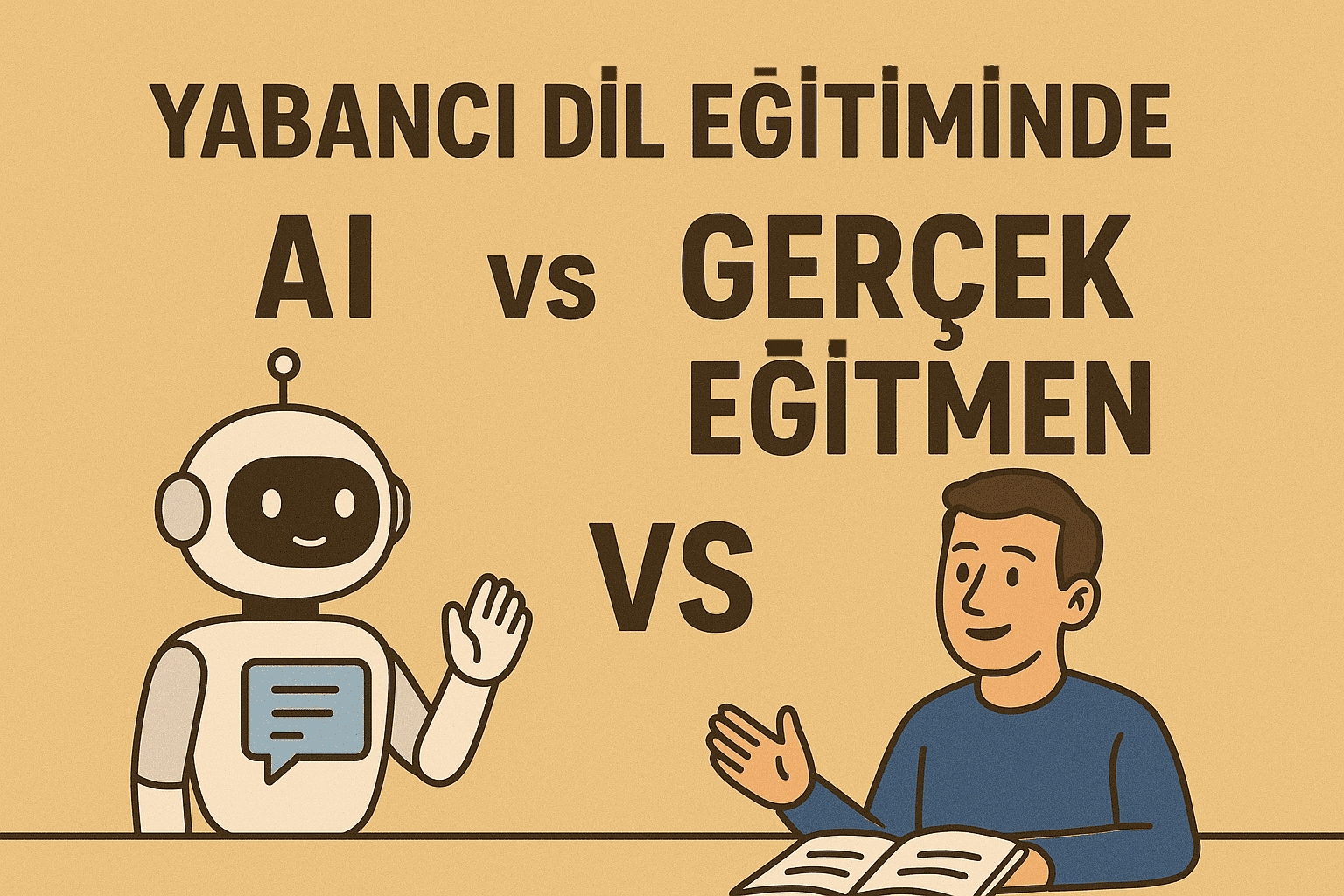 Yabancı Dil Eğitiminde Yapay Zeka mı Gerçek Öğretmen mi?